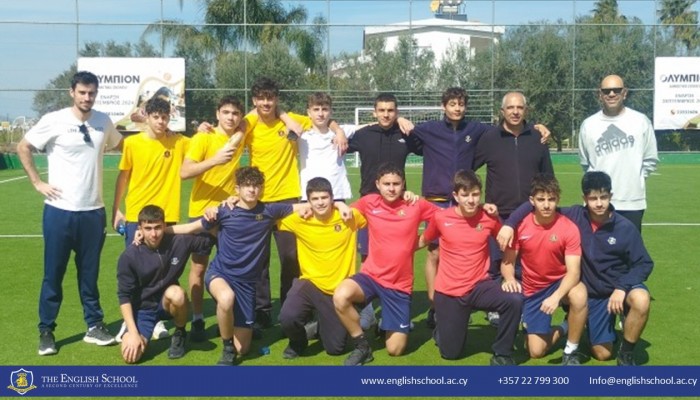 The English School Boys Shine in Nicosia Private Schools Futsal Tournament